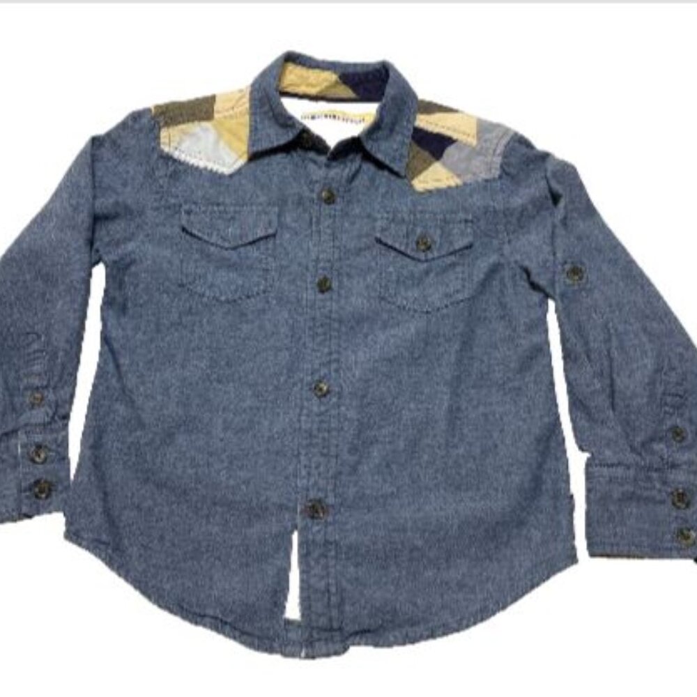 Guess Boys Denim Western Shirt 5/6